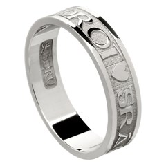 Love Of My Heart White Gold Wedding Ring