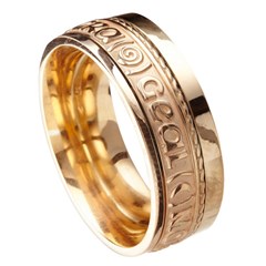 Love Of My Heart Eternal Promise Yellow Gold Band