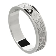 Love Forever Silver Wedding Ring