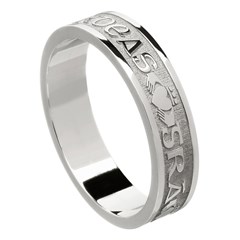 Love Loyalty Friendship Silver Wedding Ring