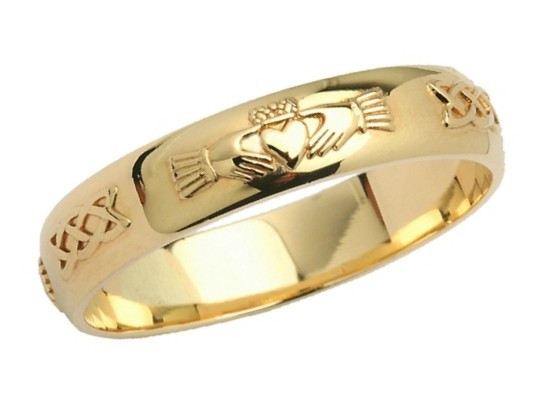 Claddagh & Celtic Knot Ring