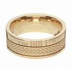 Celtic Knot Faith Yellow Gold Band
