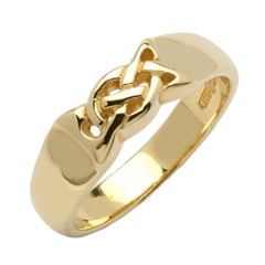Celtic Knot Yellow Gold Ring