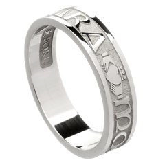 My Soul Mate White Gold Wedding Band