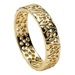 Trinity Knot Yellow Gold Wedding Ring - Ladies