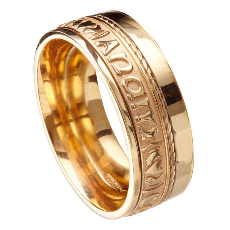 My Soul Mate Eternal Promise Yellow Gold Band