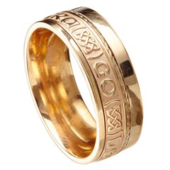 Love Forever Eternal Promise Yellow Gold Band