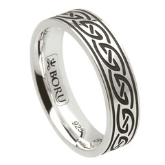 Celtic Waves Silver Ring