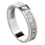 My Soul Mate Silver Wedding Band - Ladies