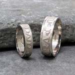 My Soul Mate Silver Wedding Band - Ladies & Gents