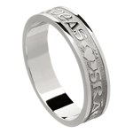 Love Loyalty Friendship Silver Wedding Ring - Ladies