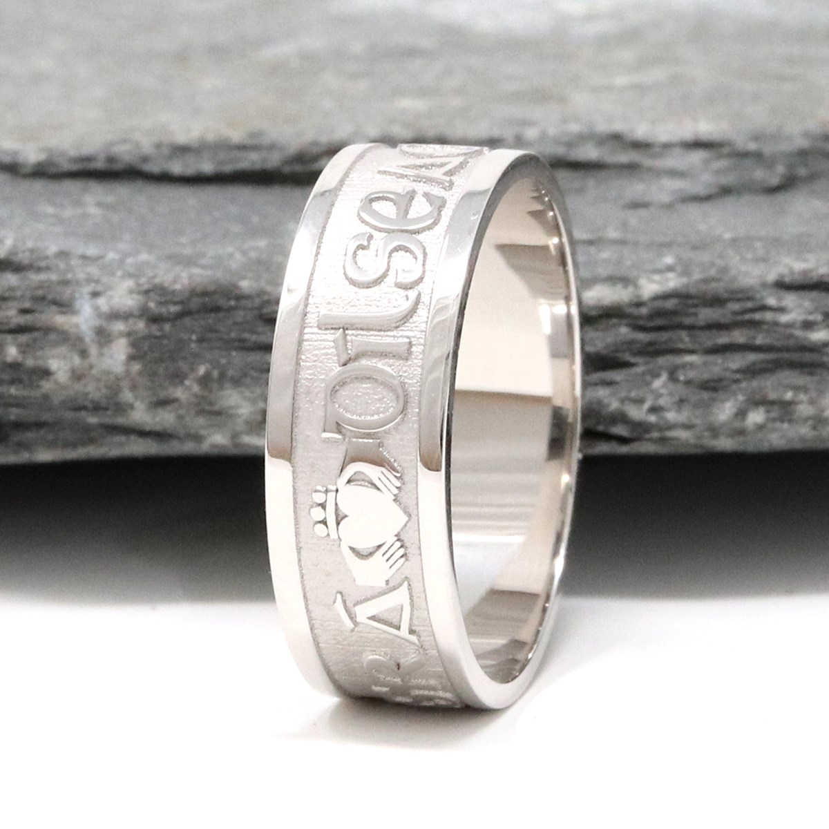 Love Loyalty Friendship Silver Wedding Ring
