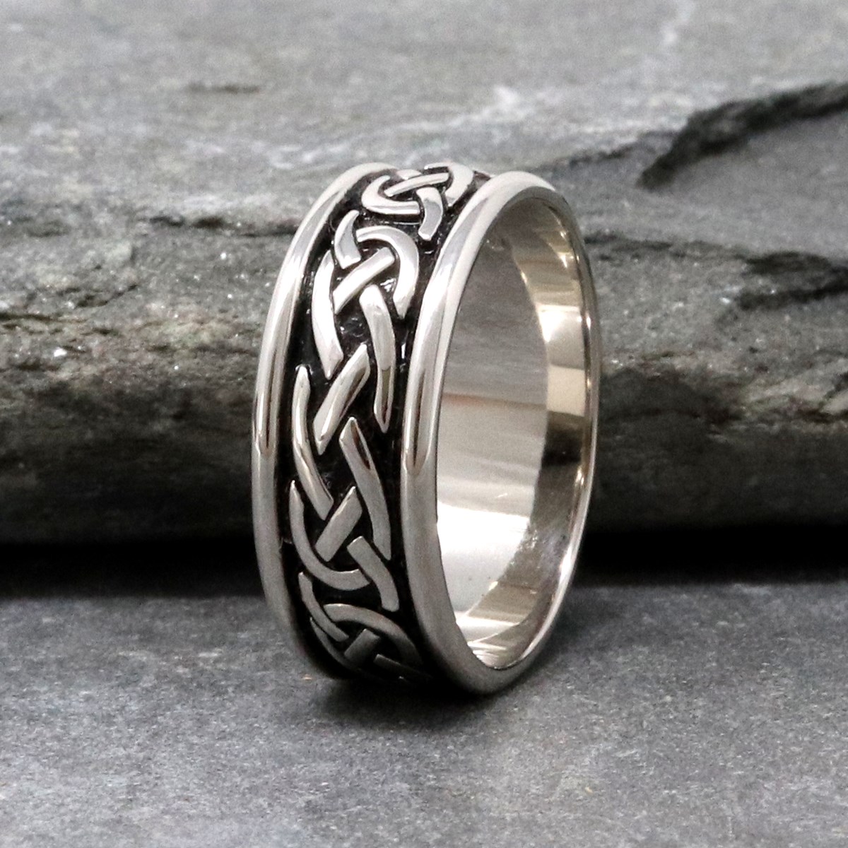 Men's Engraved Ring Wedding Band Stainless Steel Celtic Knot - Temu  Australia
