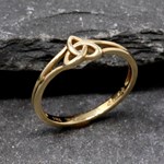 Trinity Knot Yellow Gold Ring