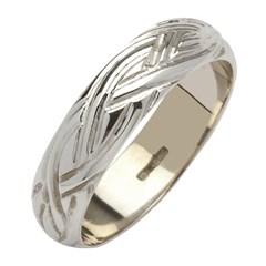 Livia Dome Silver Wedding Ring