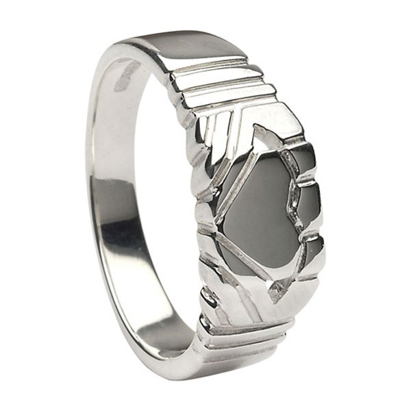 Square silver ring discount