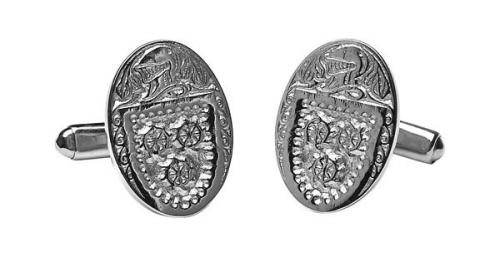 Oval Coat of Arms Cufflinks
