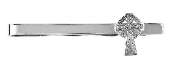 Keltische Kreuz-Silber-Bindung Pin