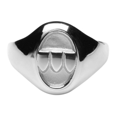 Ladies Petit Oval Heraldry Ring