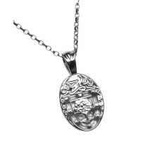Oval Family Coat of Arms Pendant 