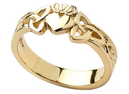 Trinity Knot Claddagh Ring