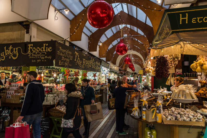 Cork English Market at Christmas