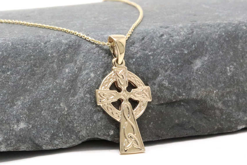 Traditional Gold Celtic Cross