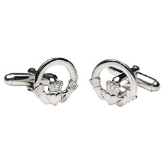 Claddagh Silver Cufflinks