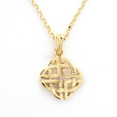 Medium Square Celtic Knot Pendant