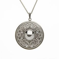 Celtic Warrior Extra Large Silver Pendant
