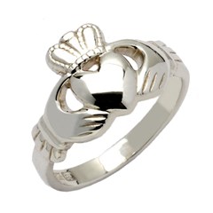 Maids Traditional Silver Claddagh Ring
