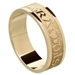Love Loyalty Friendship Yellow Gold Wedding Ring - Gents