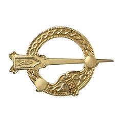 Traditional Yellow Gold Tara Brooch