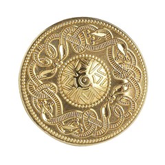 Celtic Warrior Large Yellow Gold Tie Tac