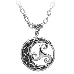 Triscele Newgrange Circle Pendant