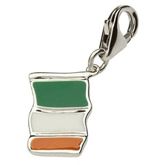 Silver Irish Flag Charm