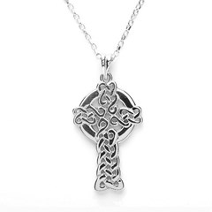 Large Silver Celtic Cross