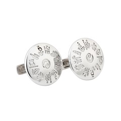 History Of Ireland Silver Cufflinks