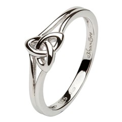 Trinity Knot Silver Ring