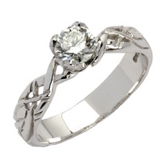 Livia Solitaire Round Setting with Brilliant Cut Diamond