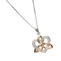 Heart and Trinity Knot Pendant