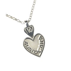 My Soul Mate Small Silver Pendant