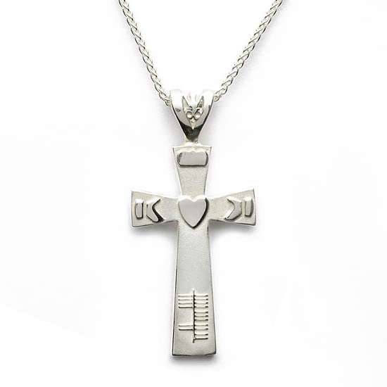 Ogham and Claddagh Cross