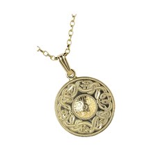 Celtic Warrior Small Yellow Gold Pendant