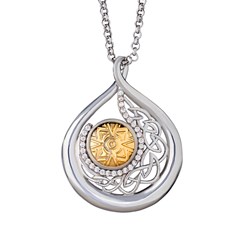 Winter Solstice Teardrop Pendant