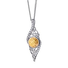 Winter Solstice Twisted Trinity Pendant